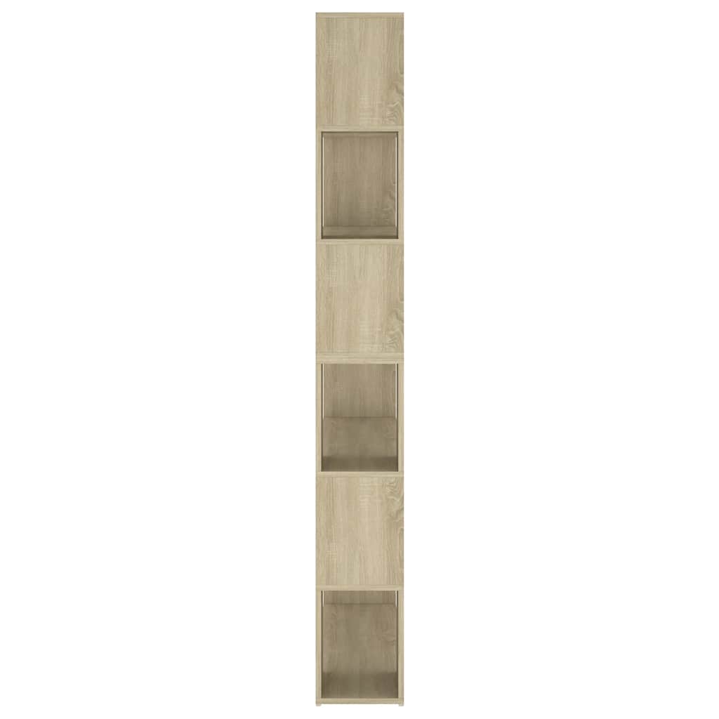 8720286661420_g_en_hd_4 vidaXL Book Cabinet Room Divider Sonoma Oak 100x24x188 cm - Image 7