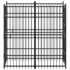 vidaXL Outdoor Dog Kennel Steel 1.84 m² - Image 3
