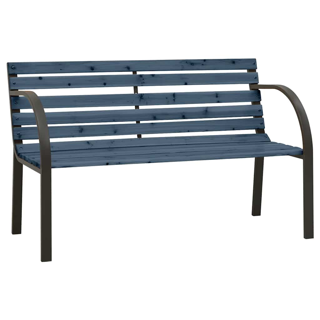 vidaXL Children Garden Bench 81 cm Solid Wood Chinese Fir Grey
