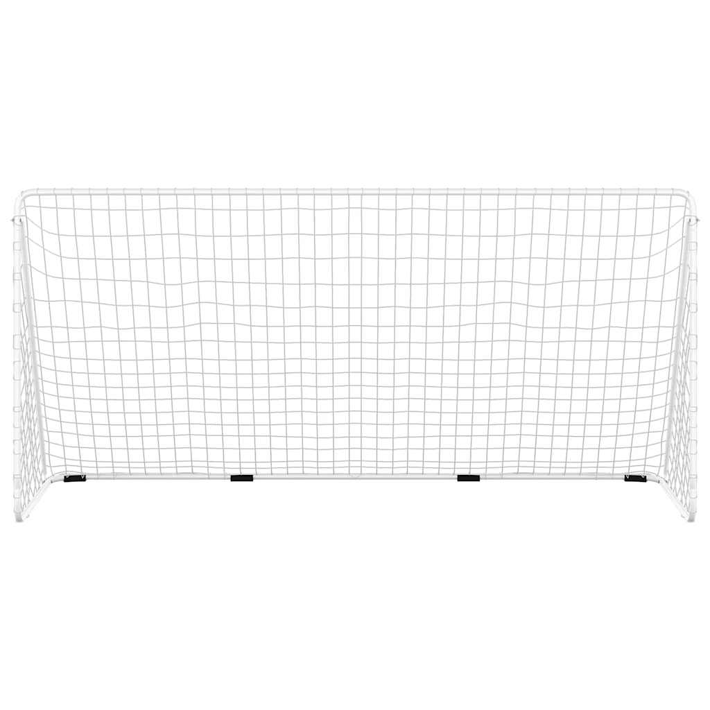 8720286662366_g_en_hd_1 vidaXL Football Goal with Net White 366x122x182 cm Steel - Image 3