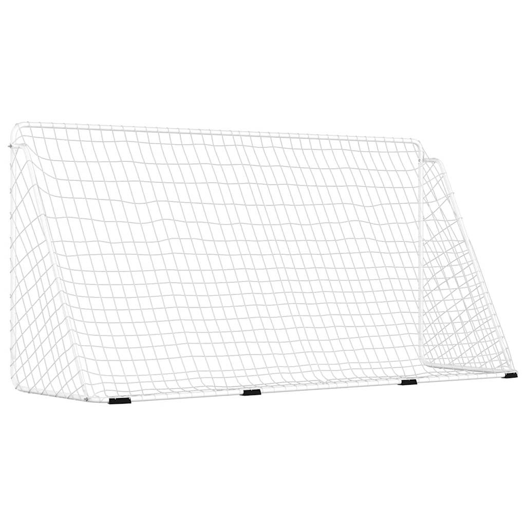 8720286662366_g_en_hd_3 vidaXL Football Goal with Net White 366x122x182 cm Steel - Image 5