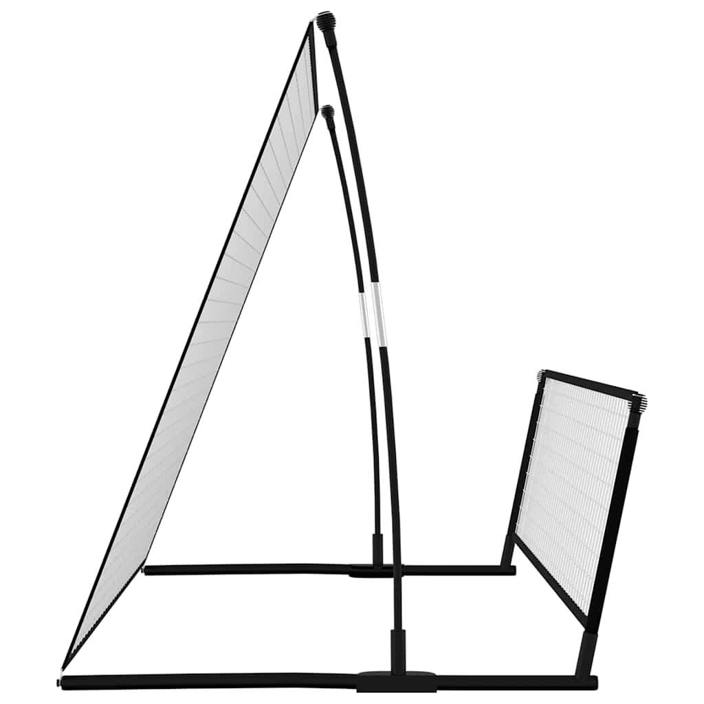 8720286662380_g_en_hd_2 vidaXL 2 in 1 Soccer Rebounder Football Goal 202x104x120 cm Steel - Image 4