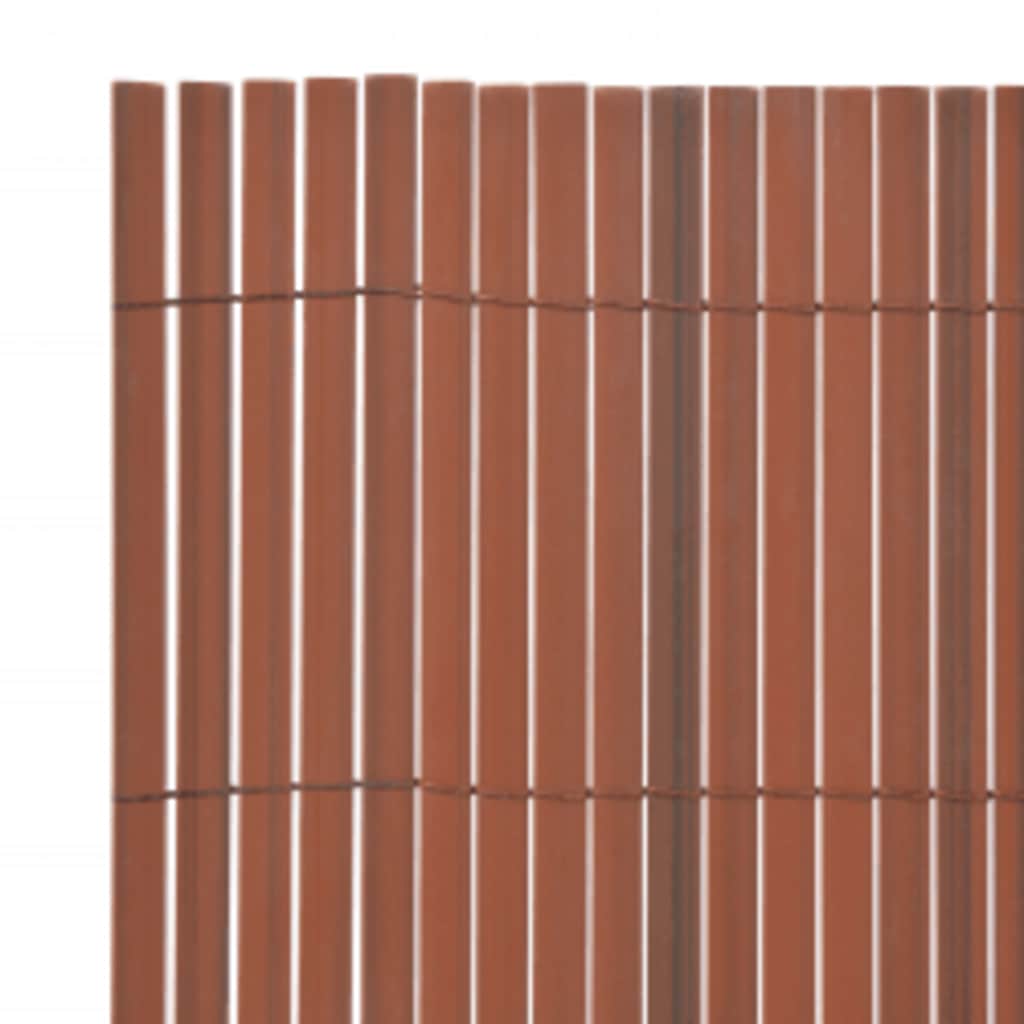 8720286663080_g_en_hd_4 vidaXL Double-Sided Garden Fence 110x500 cm Brown - Image 5