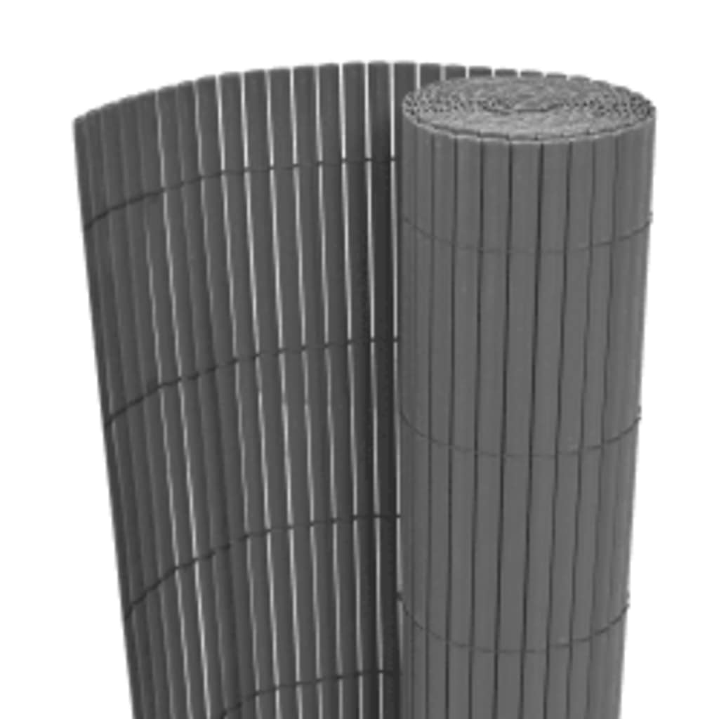 8720286663097_g_en_hd_1 vidaXL Double-Sided Garden Fence 110x500 cm Grey - Image 2