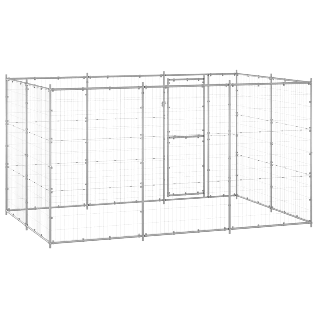 8720286665824_g_en_hd_3 vidaXL Outdoor Dog Kennel Galvanised Steel 7.26 m² - Image 4