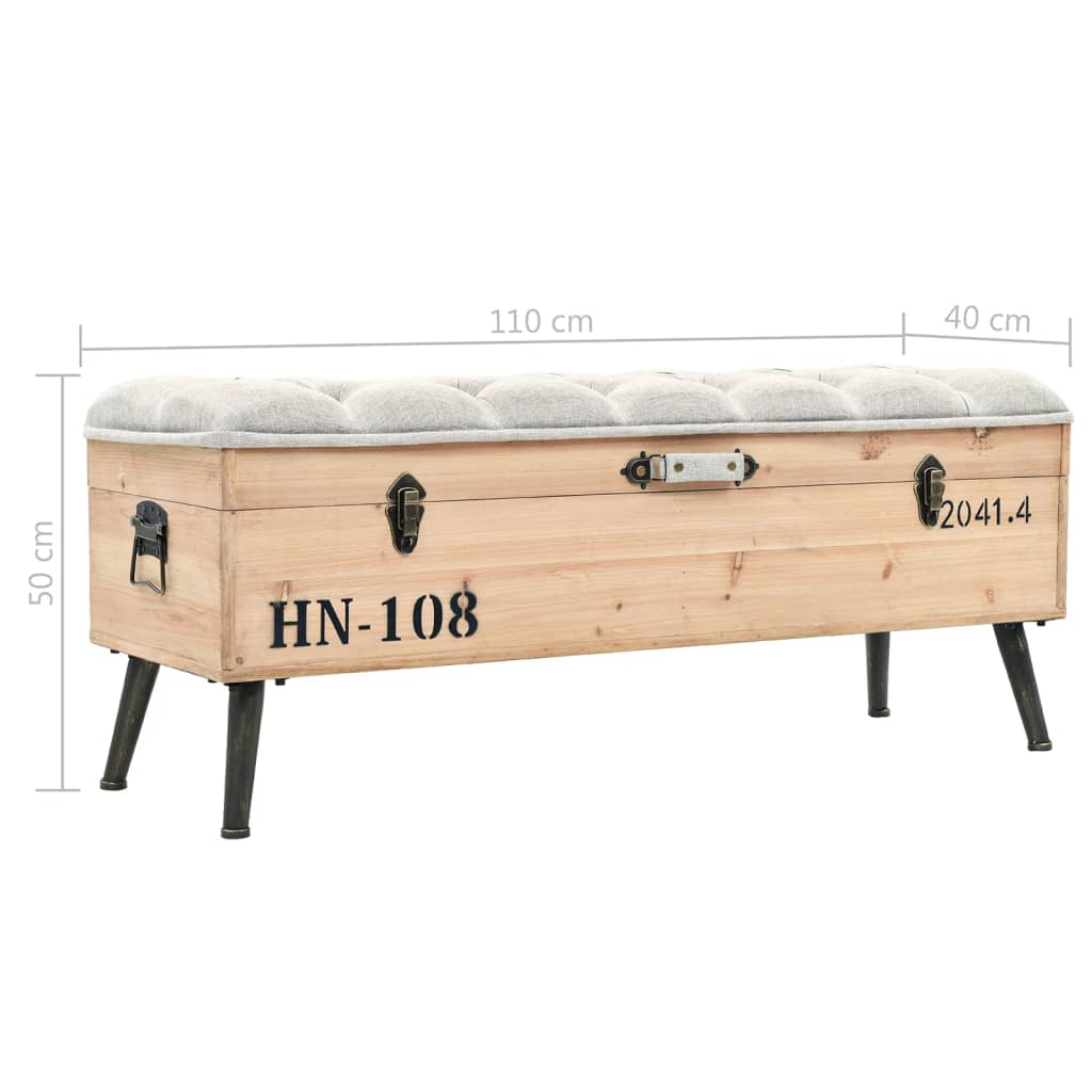 8720286666098_g_en_hd_10 vidaXL Storage Bench 110 cm Solid Firwood - Image 11