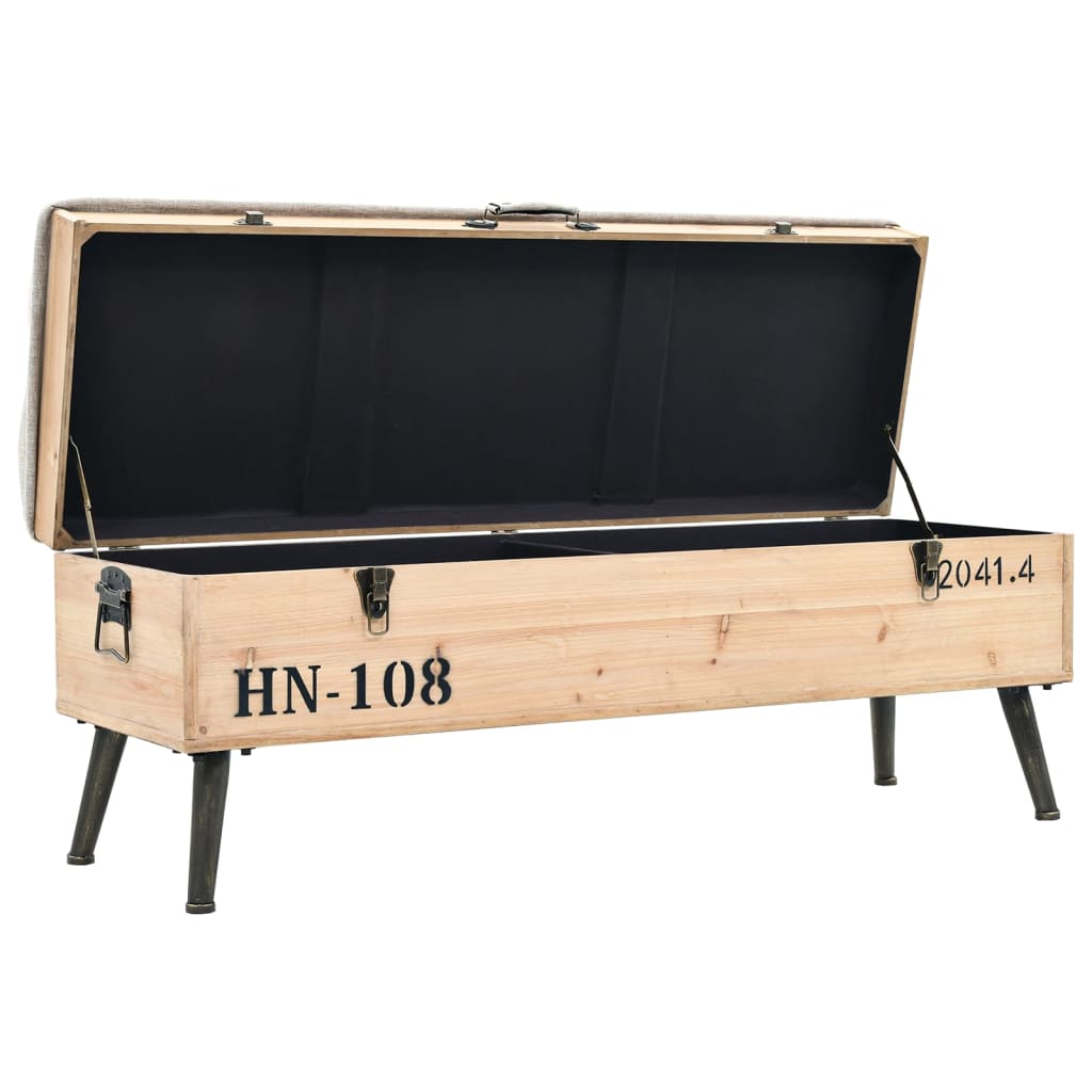 8720286666098_g_en_hd_4 vidaXL Storage Bench 110 cm Solid Firwood - Image 5