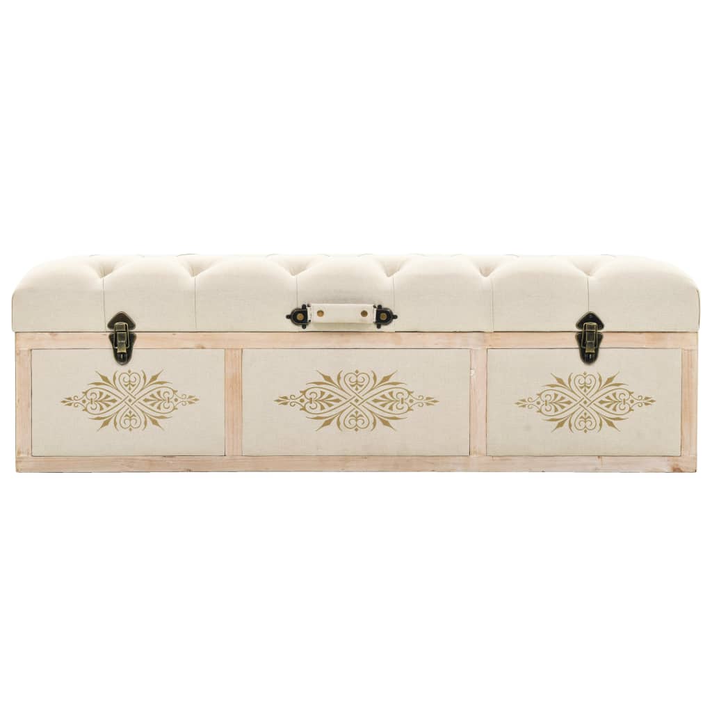 8720286666111_g_en_hd_2 vidaXL Storage Bench 110 cm Cream Solid Firwood and Fabric - Image 3
