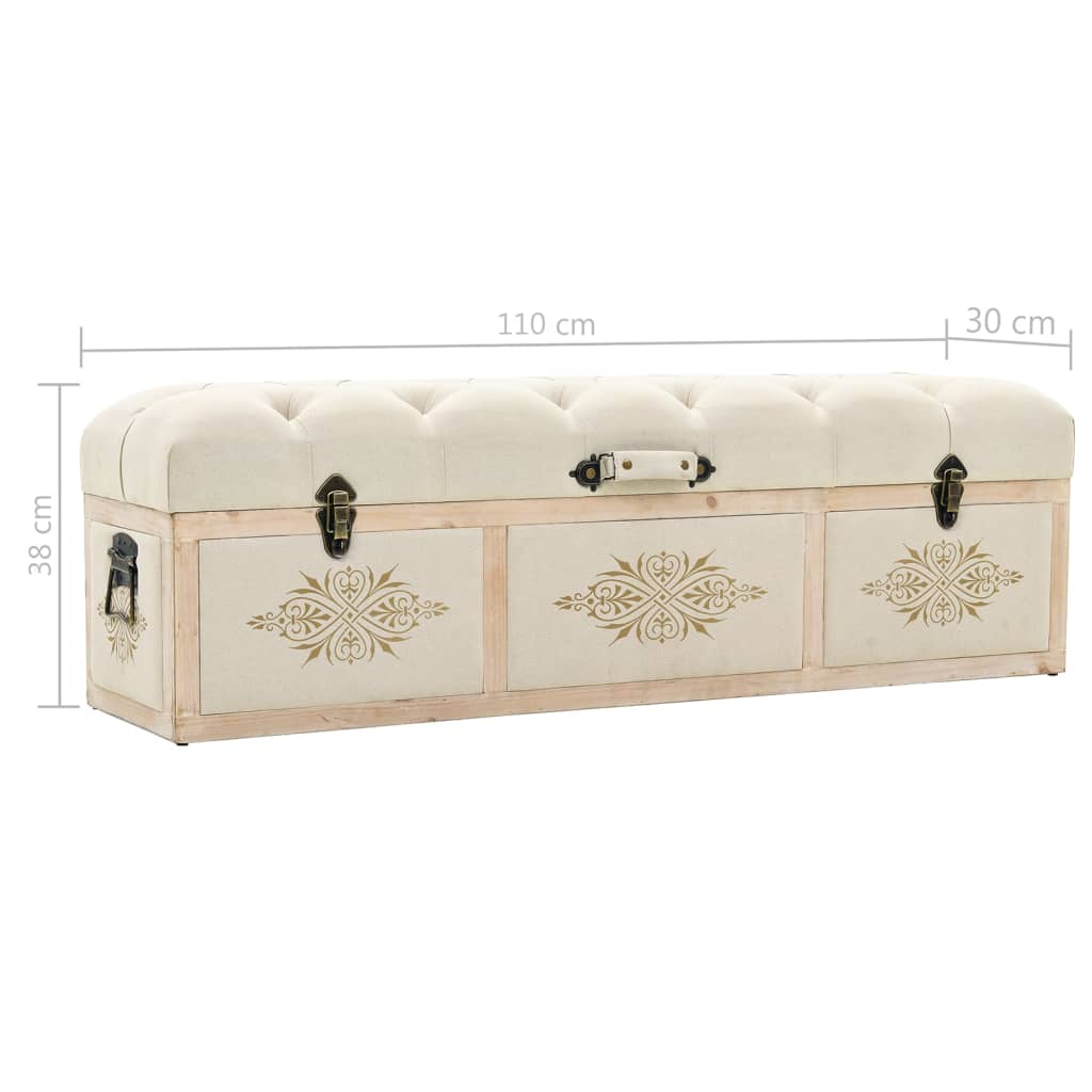 8720286666111_g_en_hd_7 vidaXL Storage Bench 110 cm Cream Solid Firwood and Fabric - Image 8