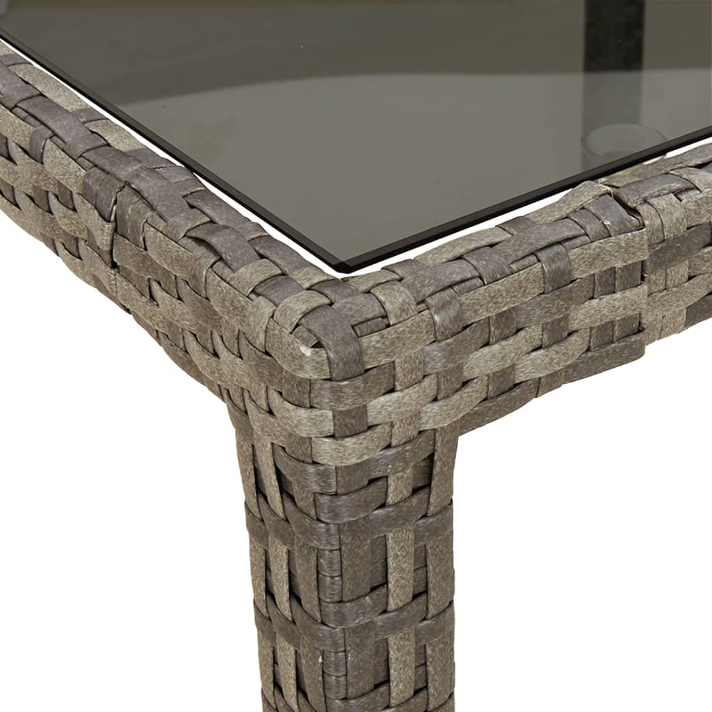 8720286666449_g_en_hd_3 vidaXL Garden Table 150x90x75 cm Tempered Glass and Poly Rattan Grey - Image 5