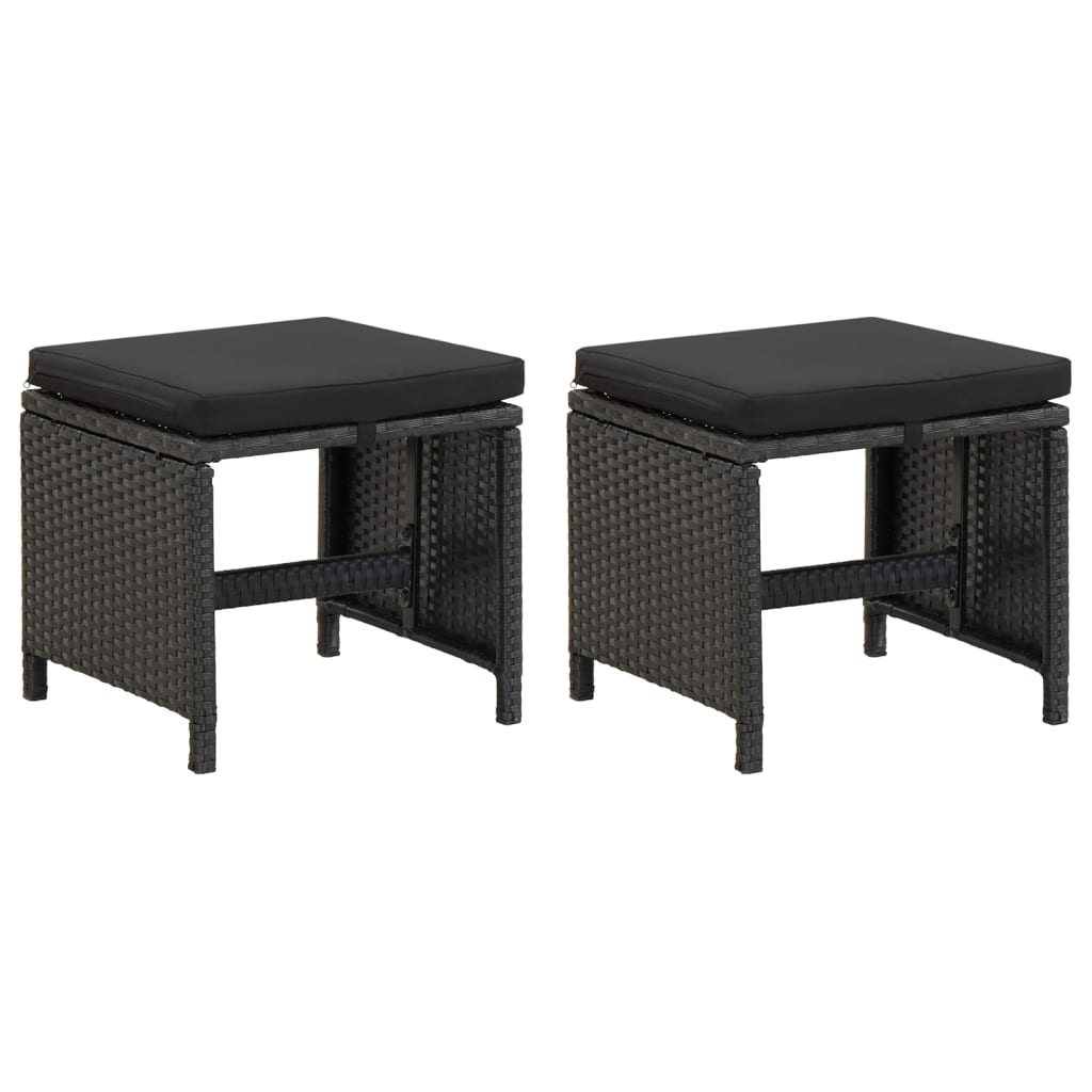 8720286666746_g_en_hd_2 vidaXL 4 Piece Garden Chair and Stool Set Poly Rattan Black - Image 3