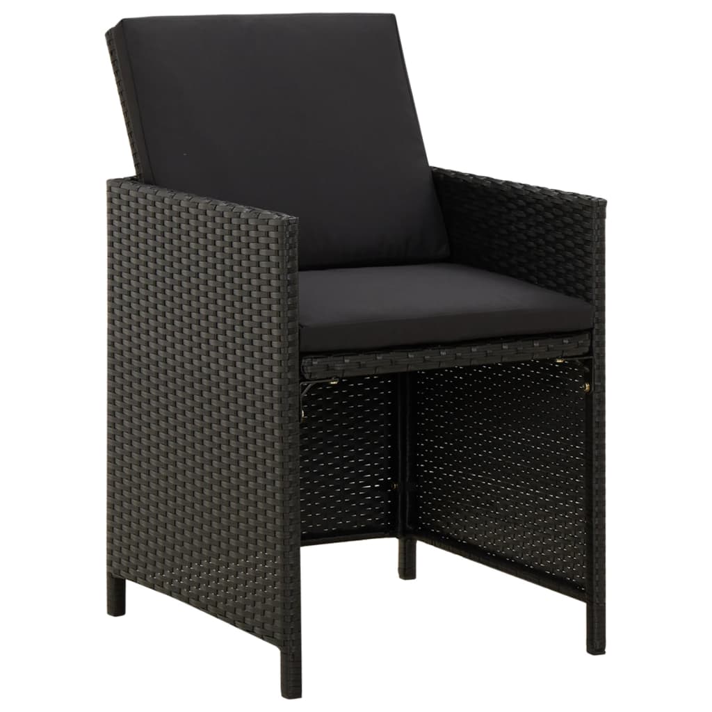 8720286666746_g_en_hd_3 vidaXL 4 Piece Garden Chair and Stool Set Poly Rattan Black - Image 4