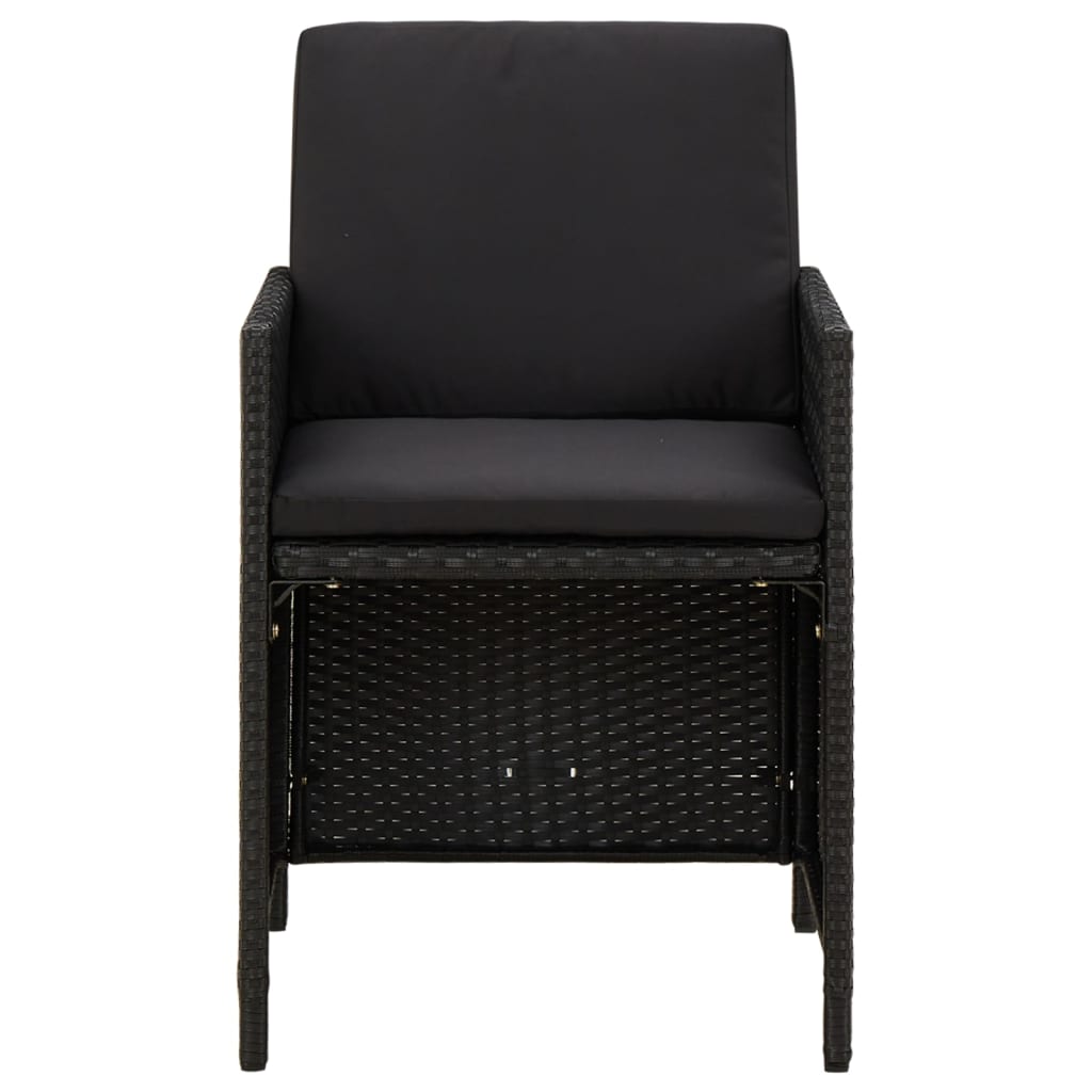 8720286666746_g_en_hd_4 vidaXL 4 Piece Garden Chair and Stool Set Poly Rattan Black - Image 5