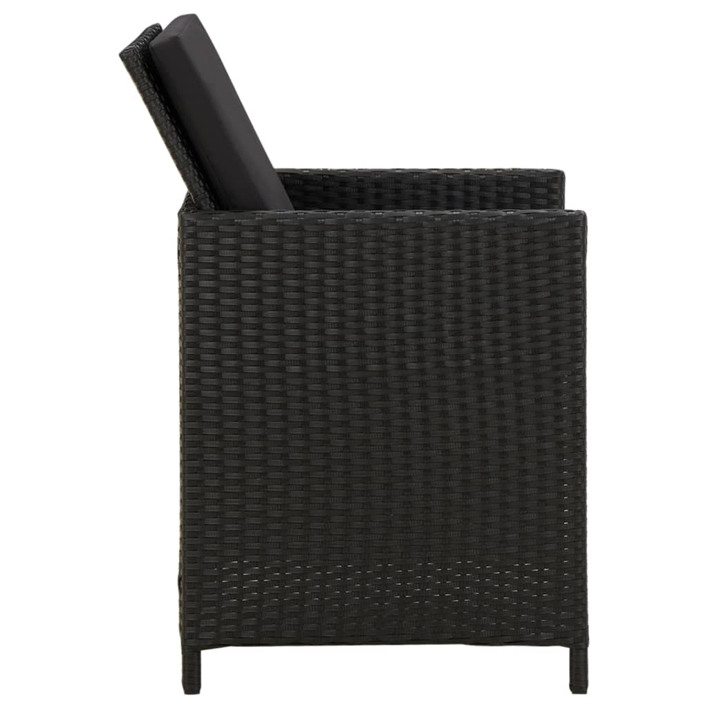 8720286666746_g_en_hd_5 vidaXL 4 Piece Garden Chair and Stool Set Poly Rattan Black - Image 6