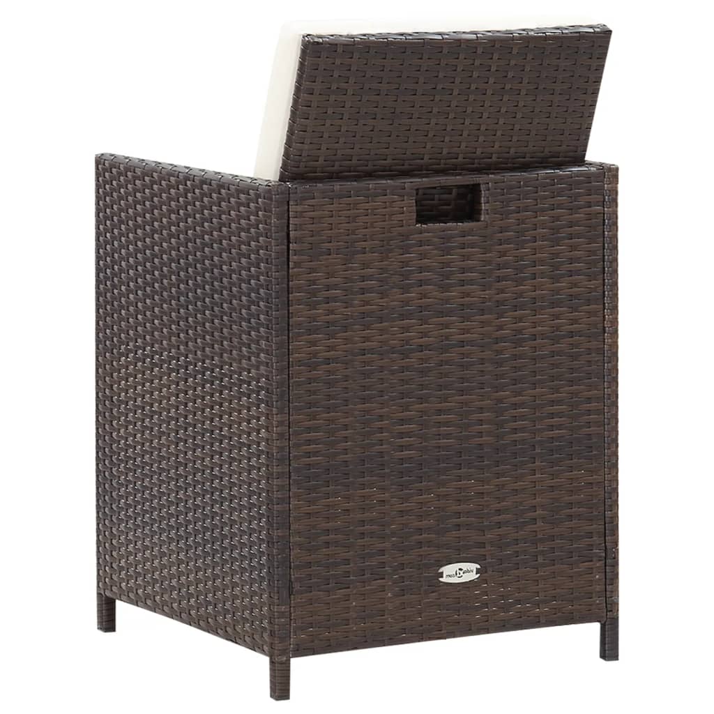 8720286667002_g_en_hd_4 vidaXL 4 Piece Garden Chair and Stool Set Poly Rattan Brown - Image 5