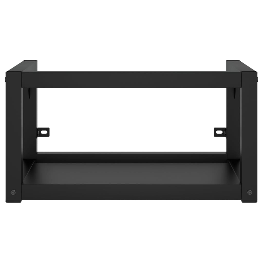 8720286667668_g_en_hd_1 vidaXL Wall-mounted Bathroom Washbasin Frame Black 59x38x31 cm Iron - Image 3