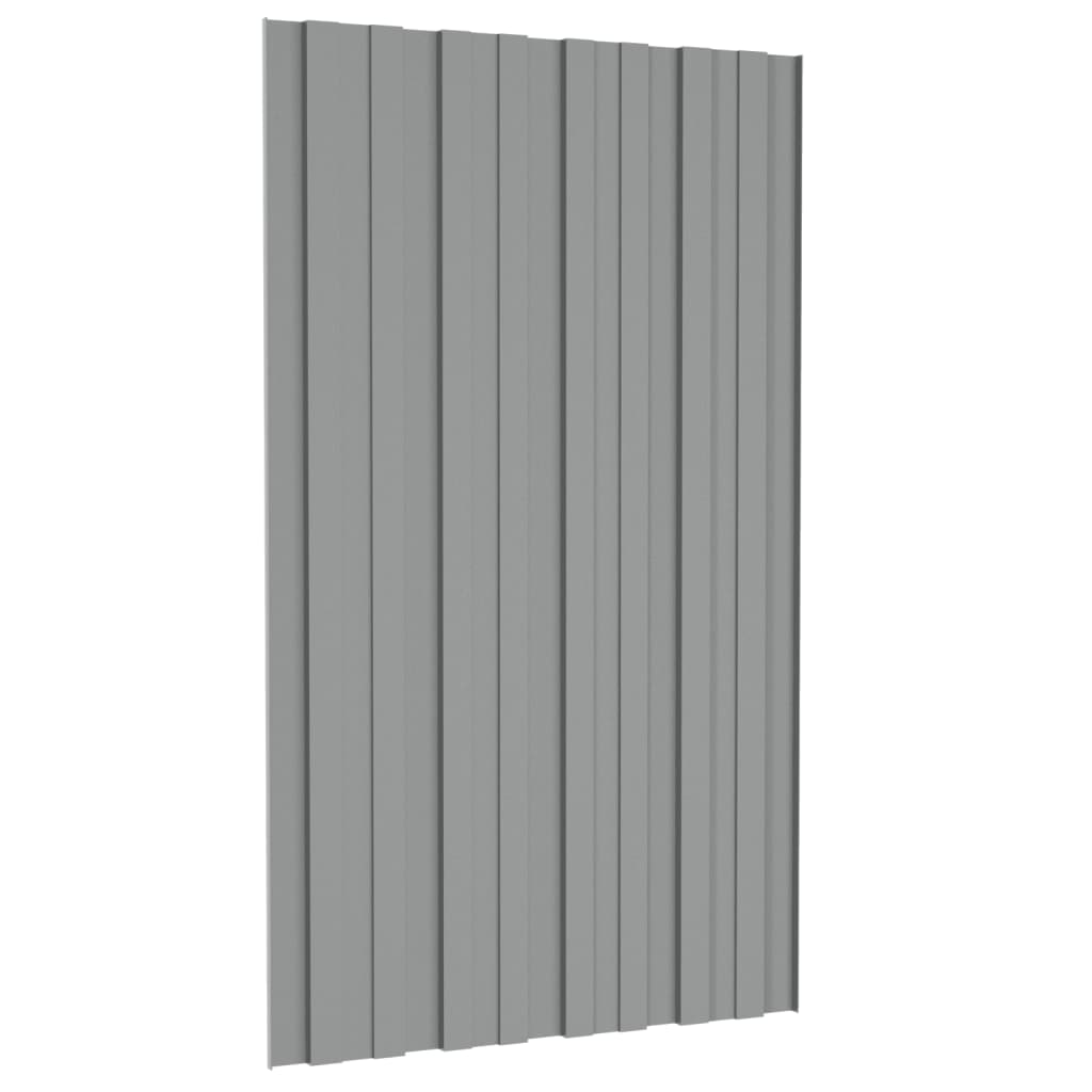 8720286667996_g_en_hd_4 vidaXL Roof Panels 36 pcs Galvanised Steel Grey 80x45 cm - Image 5