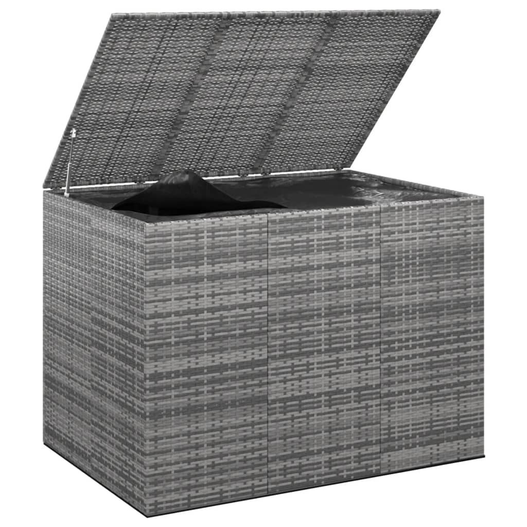 8720286669389_g_en_hd_2 vidaXL Garden Cushion Box PE Rattan 145x100x103 cm Grey - Image 3