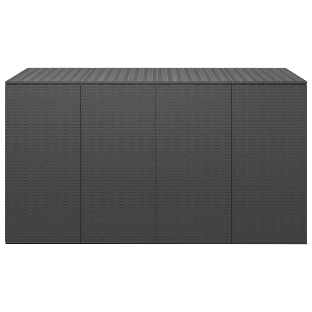 8720286669396_g_en_hd_1 vidaXL Garden Cushion Box PE Rattan 194x100x103 cm Black - Image 2