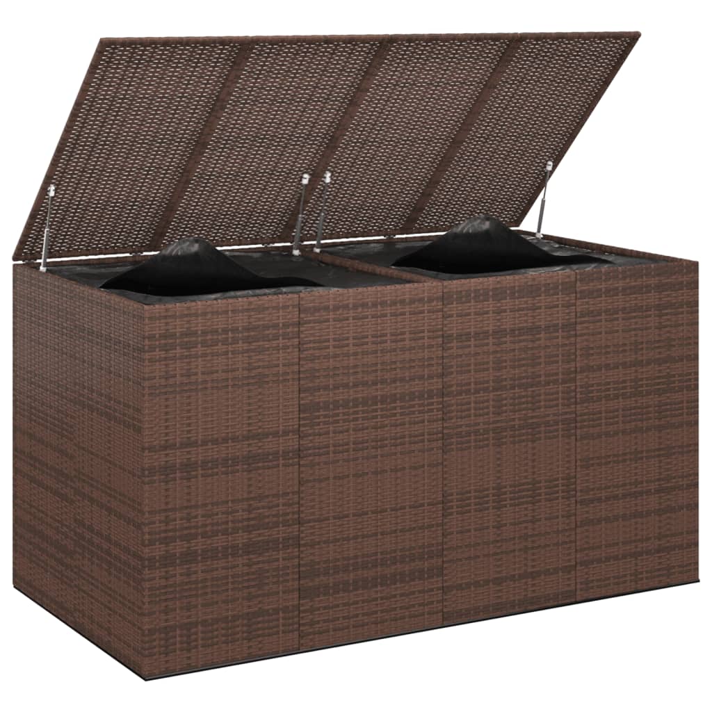 8720286669402_g_en_hd_2 vidaXL Garden Cushion Box PE Rattan 194x100x103 cm Brown - Image 3