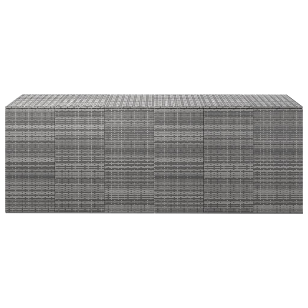 8720286669440_g_en_hd_1 vidaXL Garden Cushion Box PE Rattan 291x100.5x104 cm Grey - Image 2