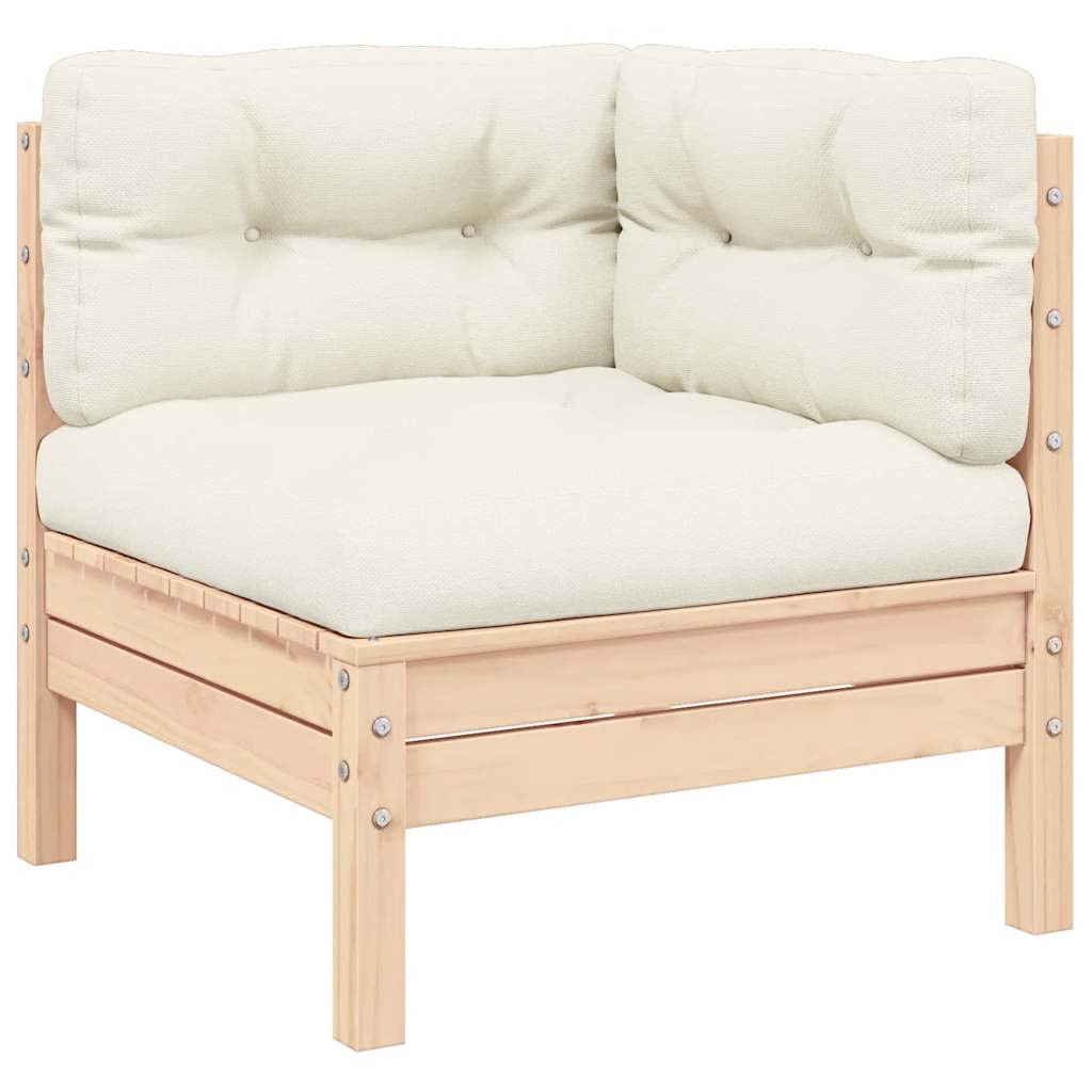 8720286670781_g_en_hd_1 vidaXL 2-Seater Garden Sofa with Cream Cushions Solid Pinewood - Image 2