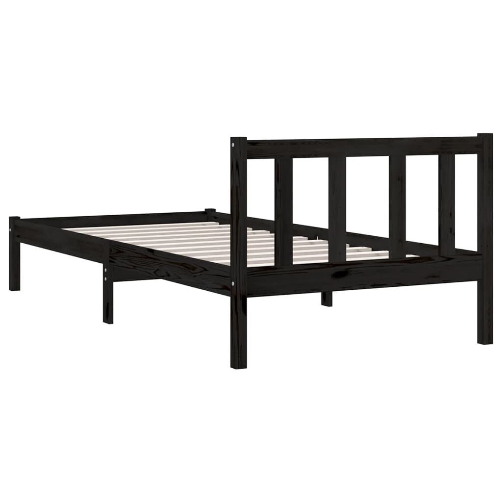 8720286671283_g_en_hd_4 vidaXL Bed Frame without Mattress Black Solid Wood 90x190 cm - Image 6
