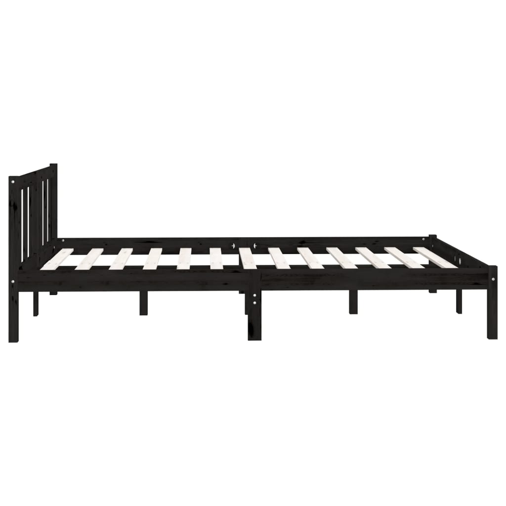 8720286671382_g_en_hd_3 vidaXL Bed Frame without Mattress Black Solid Wood 135x190 cm - Image 5