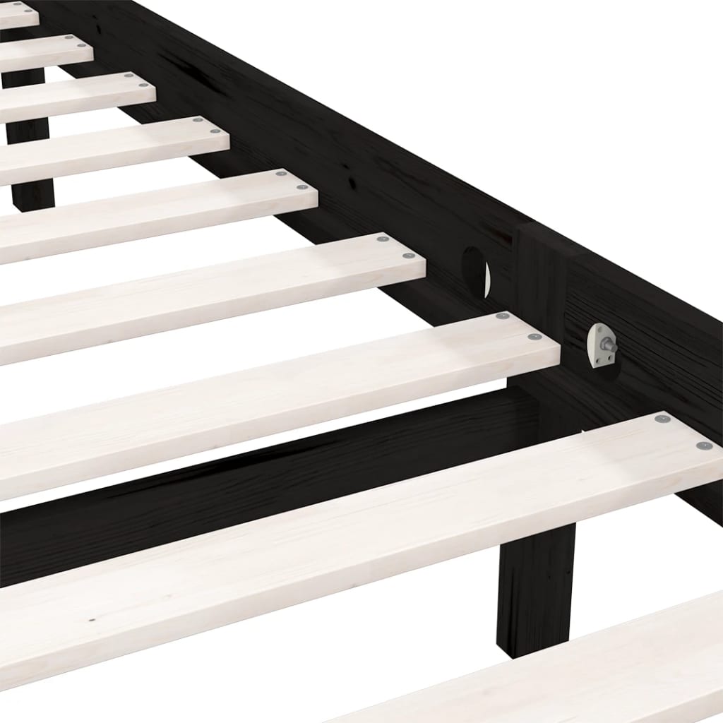 8720286671382_g_en_hd_5 vidaXL Bed Frame without Mattress Black Solid Wood 135x190 cm - Image 7