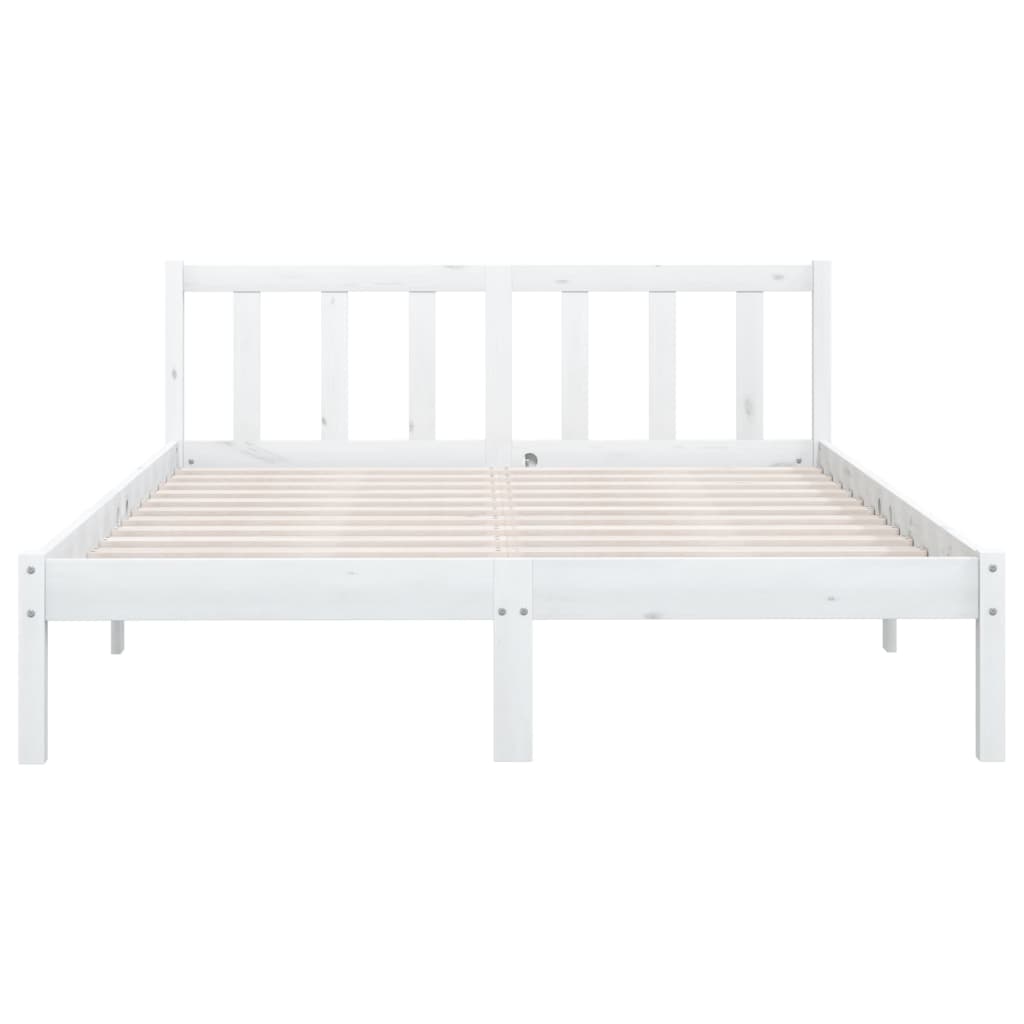 8720286671658_g_en_hd_2 vidaXL Bed Frame without Mattress White Solid Wood Pine 150x200 cm - Image 4
