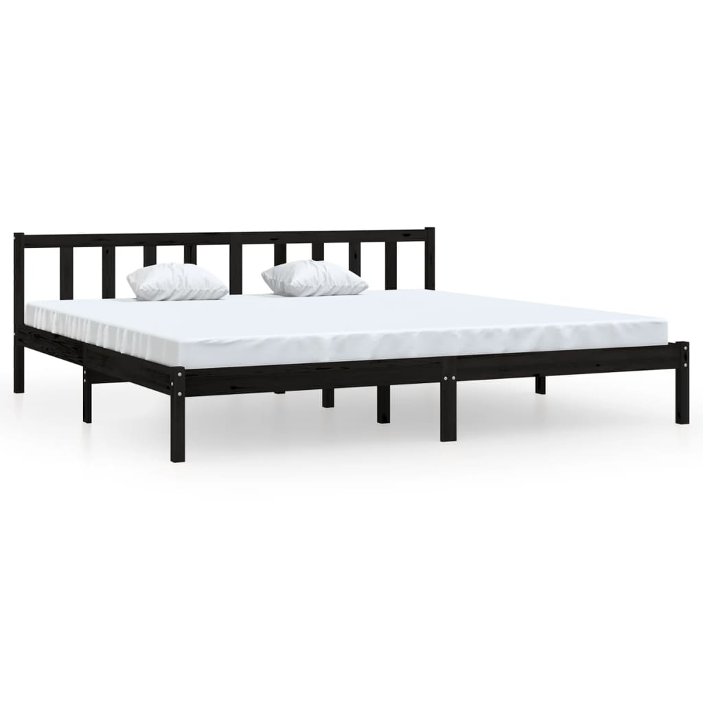8720286671788_a_en_hd_1 vidaXL Bed Frame without Mattress Black Solid Wood 183x203 cm King - Image 2