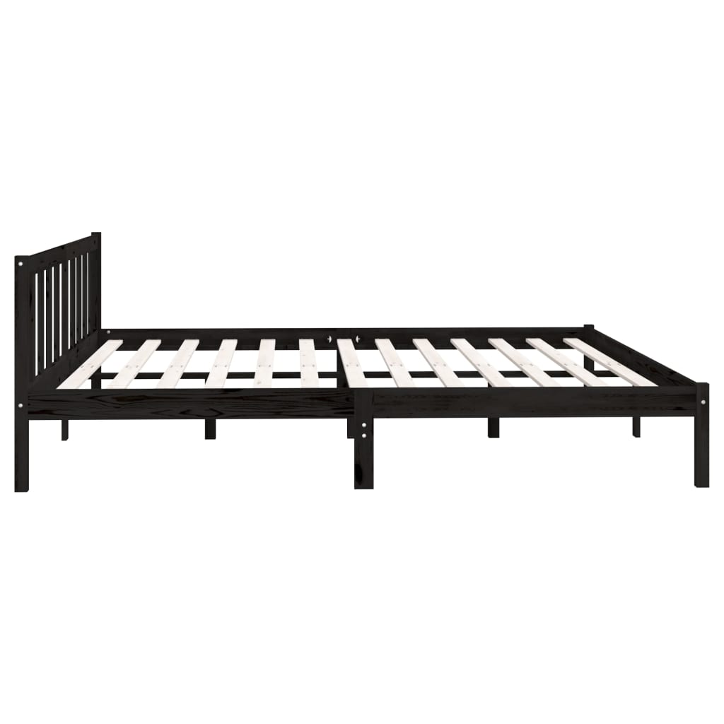 8720286671788_g_en_hd_3 vidaXL Bed Frame without Mattress Black Solid Wood 183x203 cm King - Image 5