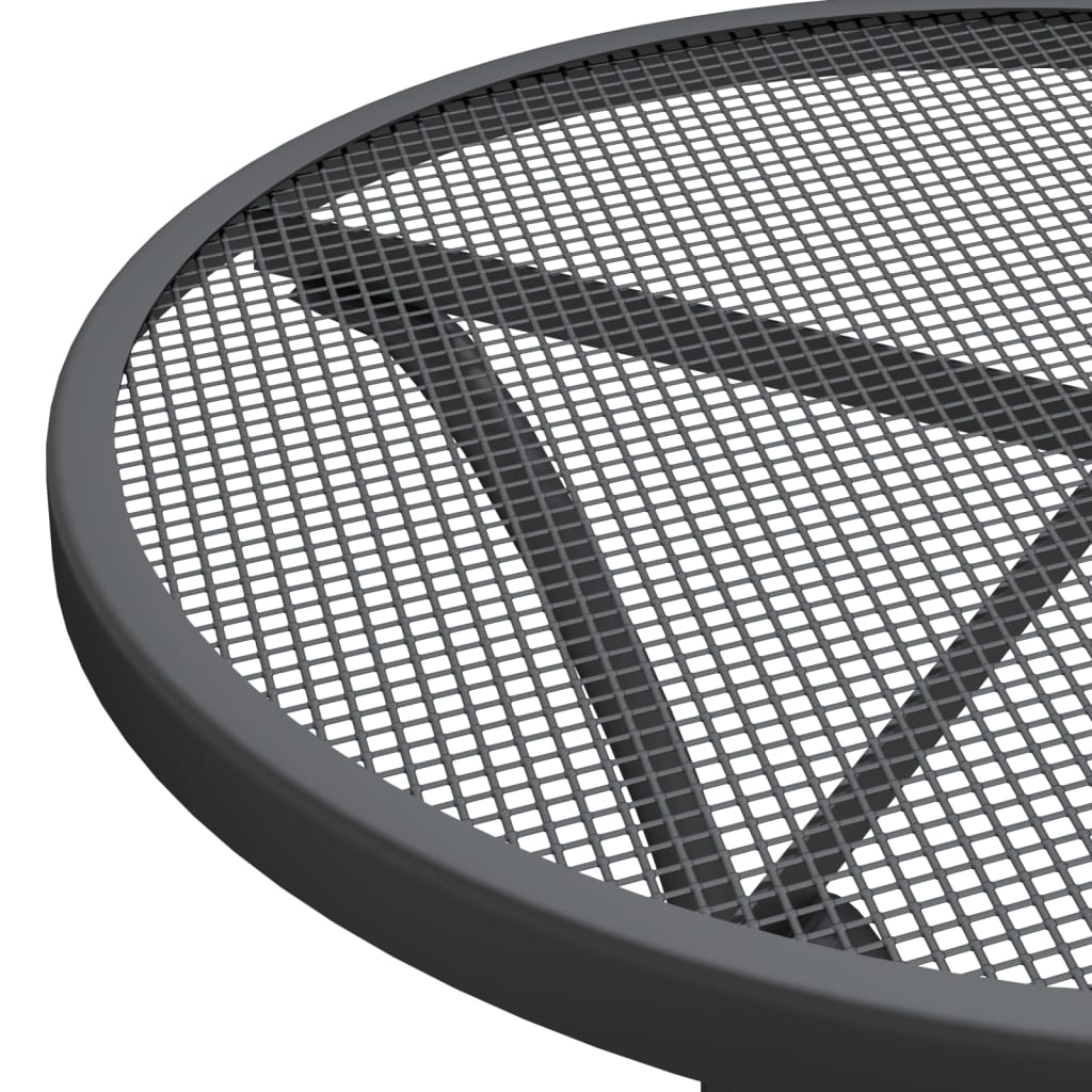 8720286677698_g_en_hd_2 vidaXL Garden Table Ø60x72 cm Expanded Metal Mesh Anthracite - Image 4