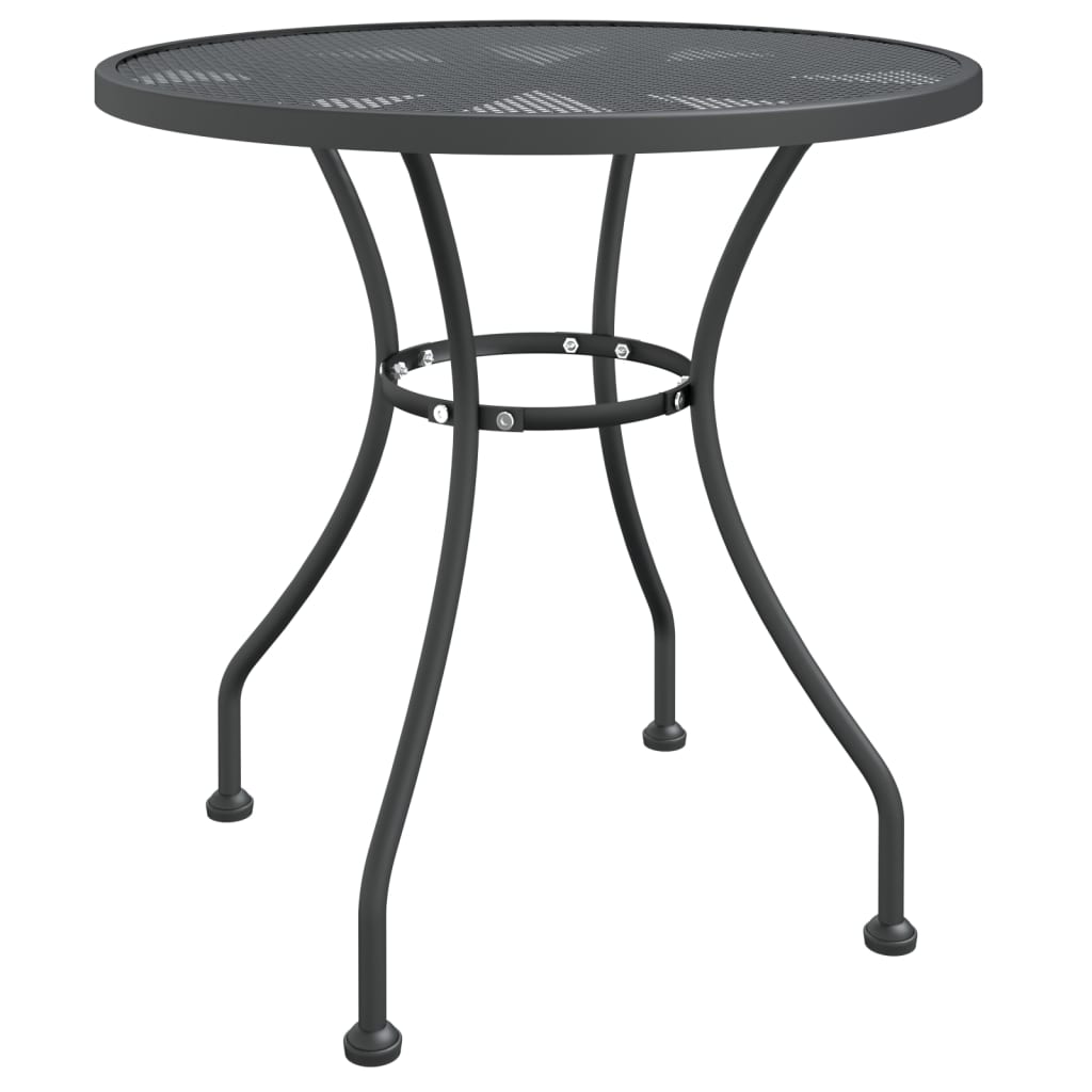 8720286677704_a_en_hd_1 vidaXL Garden Table Ø80x72 cm Expanded Metal Mesh Anthracite - Image 2