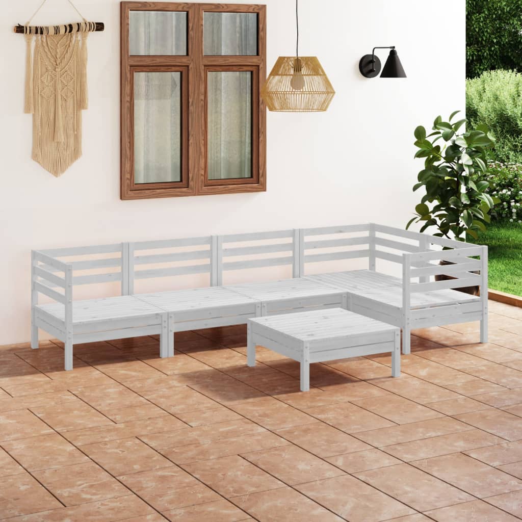 8720286685853_m_en_hd_1 vidaXL 6 Piece Garden Lounge Set Solid Pinewood White - Image 1
