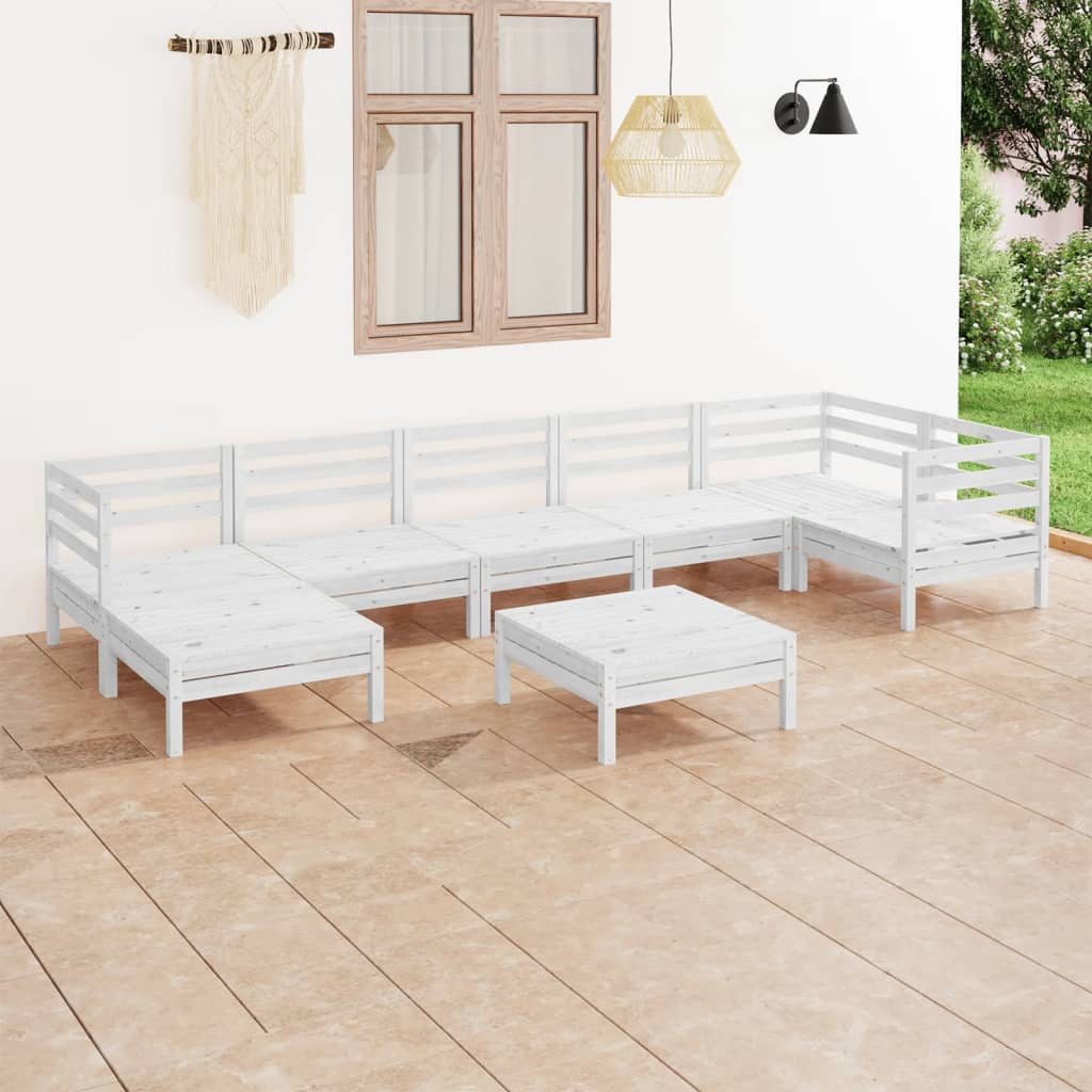 8720286687253_m_en_hd_1 vidaXL 8 Piece Garden Lounge Set Solid Pinewood White - Image 1