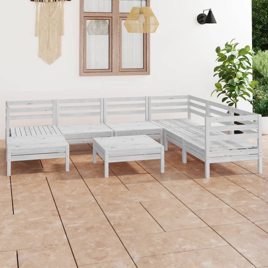 8720286687352_m_en_hd_1 vidaXL 8 Piece Garden Lounge Set Solid Pinewood White - Image 1