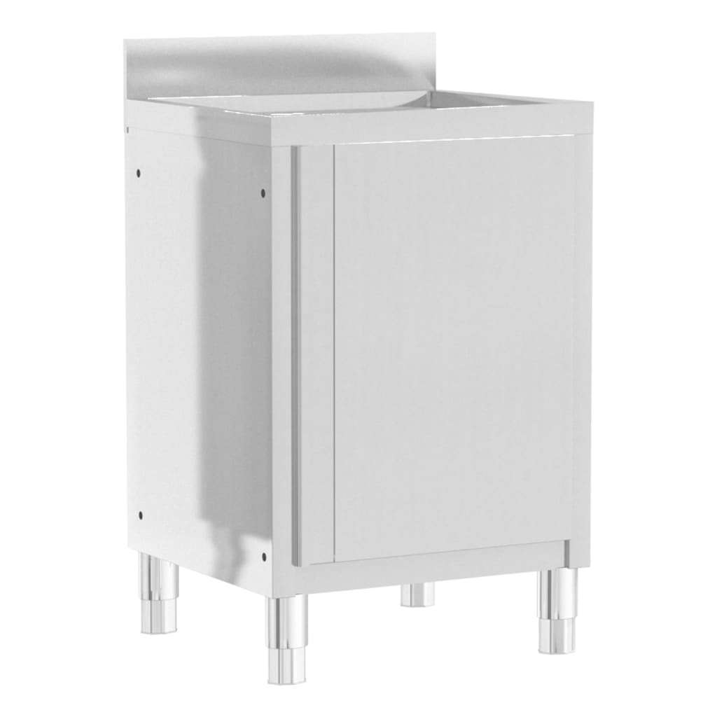 8720286694770_g_en_hd_4 vidaXL Commercial Kitchen Cabinets 2 pcs Stainless Steel - Image 6