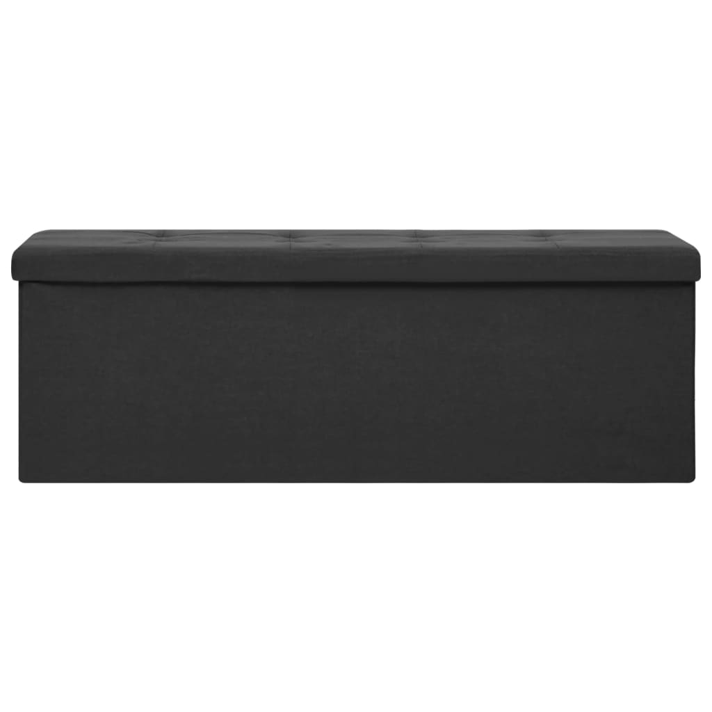 8720286697207_g_en_hd_1 vidaXL Folding Storage Bench Black Faux Linen - Image 3