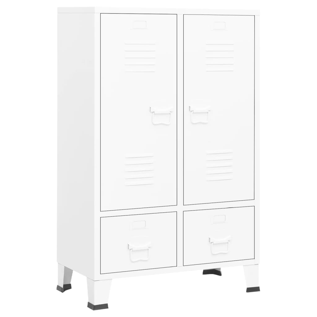 8720286699461_a_en_hd_1 vidaXL Industrial Wardrobe White 67x35x107 cm Steel - Image 2