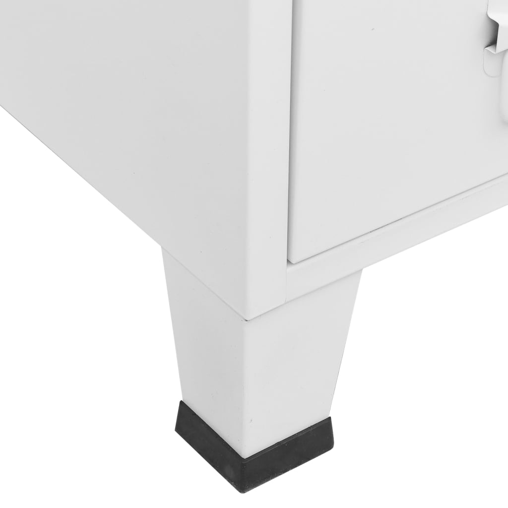 8720286699461_g_en_hd_5 vidaXL Industrial Wardrobe White 67x35x107 cm Steel - Image 8