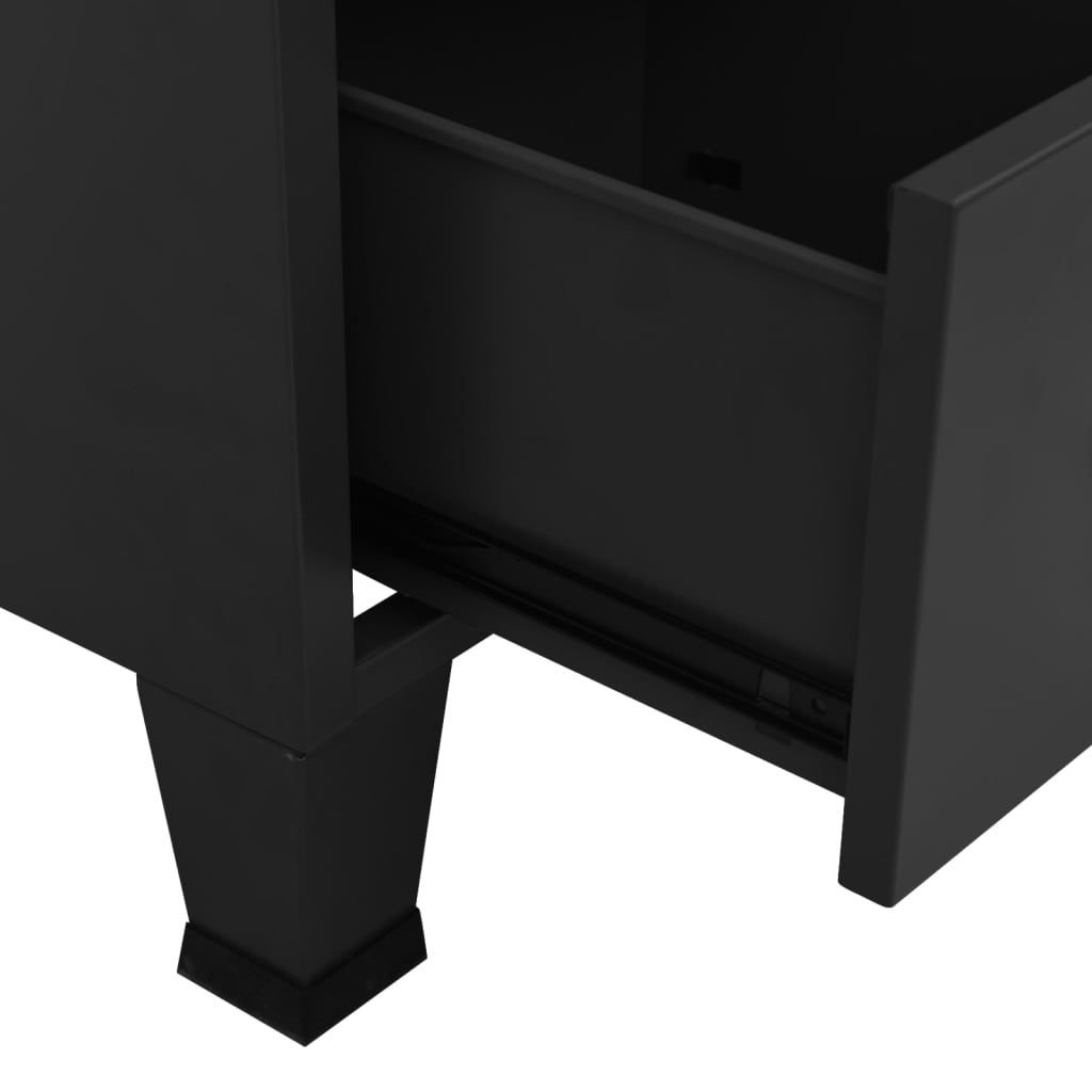 8720286699485_g_en_hd_6 vidaXL Industrial Wardrobe Black 90x50x180 cm Metal - Image 9