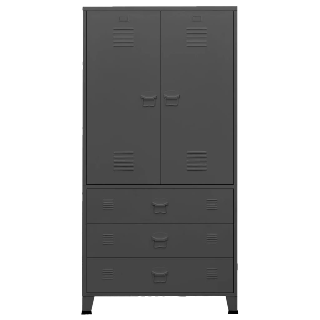 8720286699508_g_en_hd_1 vidaXL Industrial Wardrobe Anthracite 90x50x180 cm Metal - Image 4