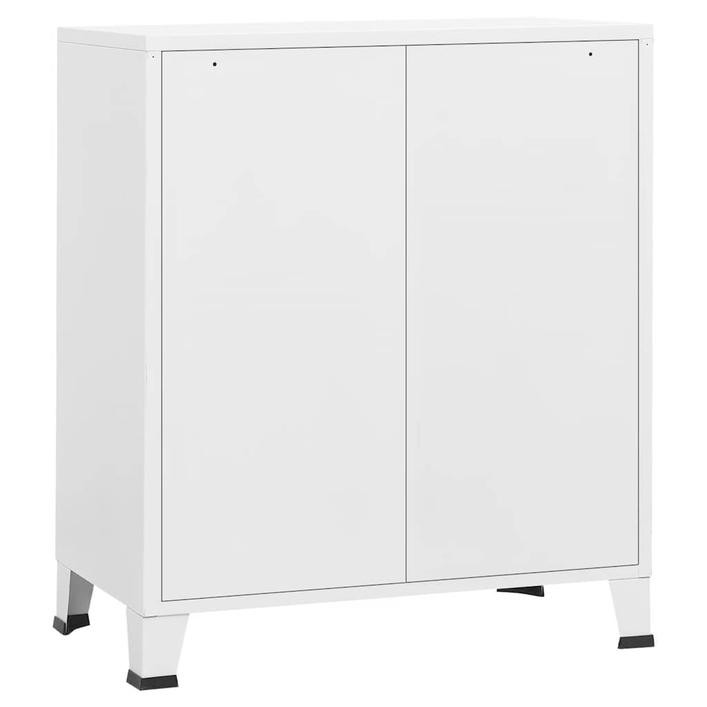 8720286699515_g_en_hd_4 vidaXL Industrial Drawer Cabinet White 78x40x93 cm Metal - Image 7