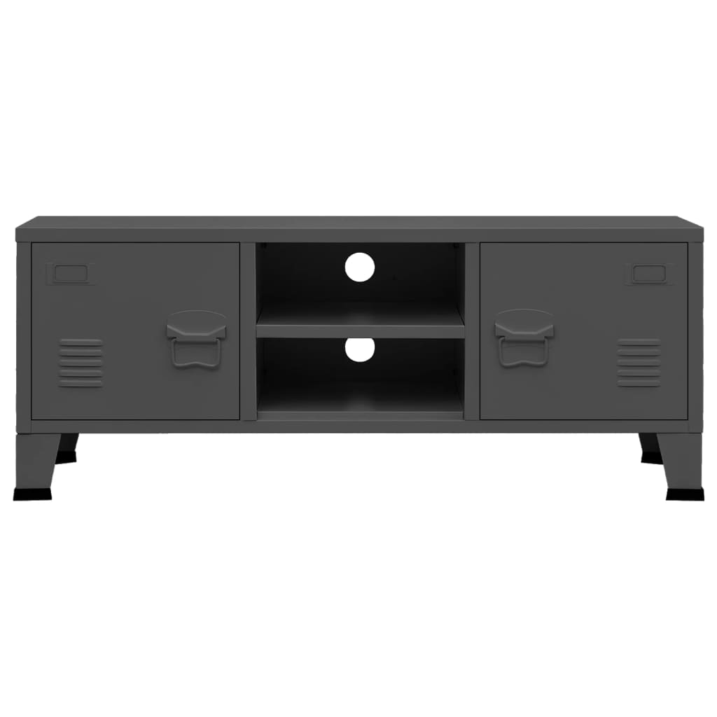 8720286699553_g_en_hd_1 vidaXL Industrial TV Cabinet Anthracite 105x35x42 cm Metal - Image 4
