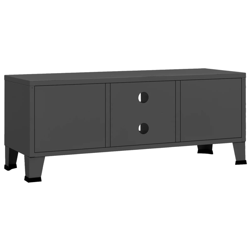 8720286699553_g_en_hd_3 vidaXL Industrial TV Cabinet Anthracite 105x35x42 cm Metal - Image 6