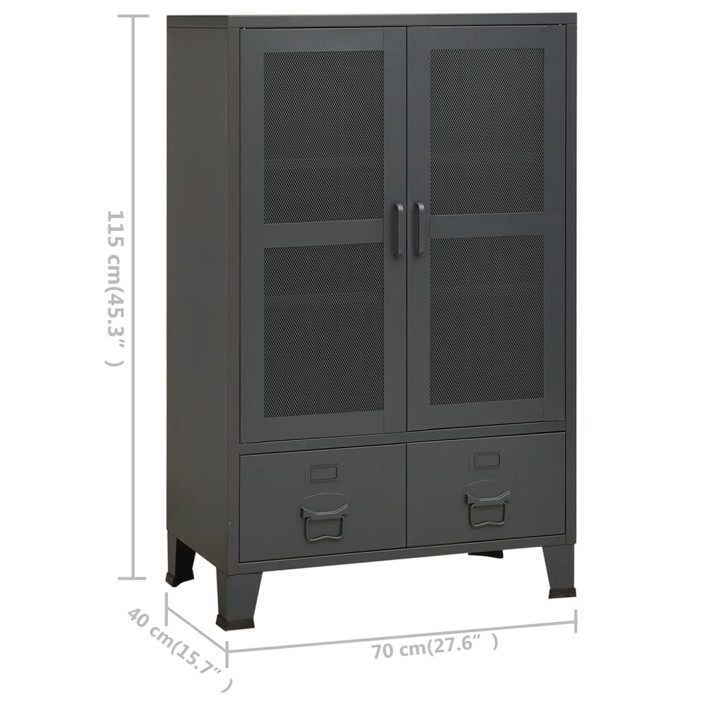 8720286699584_g_en_hd_7 vidaXL Industrial Storage Chest Anthracite 70x40x115 cm Metal - Image 10
