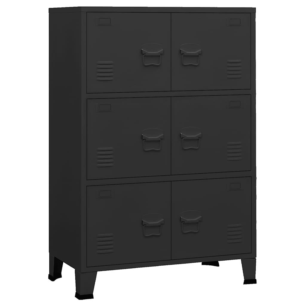 8720286699638_a_en_hd_1 vidaXL Industrial Storage Chest Black 75x40x115 cm Metal - Image 2