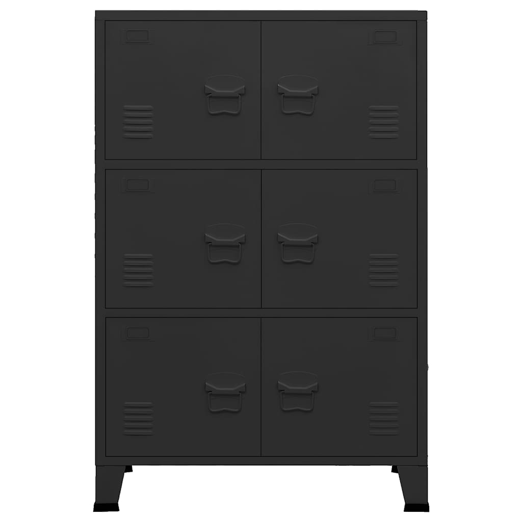 8720286699638_g_en_hd_2 vidaXL Industrial Storage Chest Black 75x40x115 cm Metal - Image 5