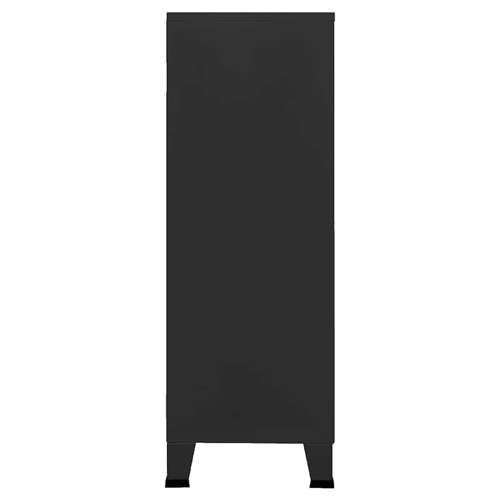 8720286699638_g_en_hd_3 vidaXL Industrial Storage Chest Black 75x40x115 cm Metal - Image 6